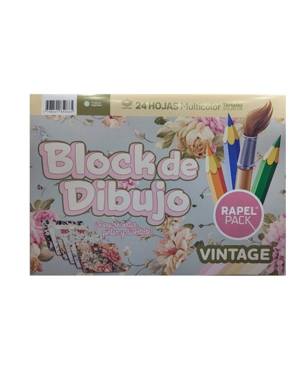 Block IGC VINTAGE N° 5 X 24 hojas