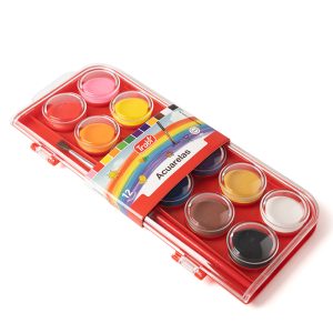 Acuarela de 12 pastillas Trabi