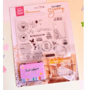 STAMP SET EMPRENDEDOR(SELLOS+ALMOHADILLA+BASE)