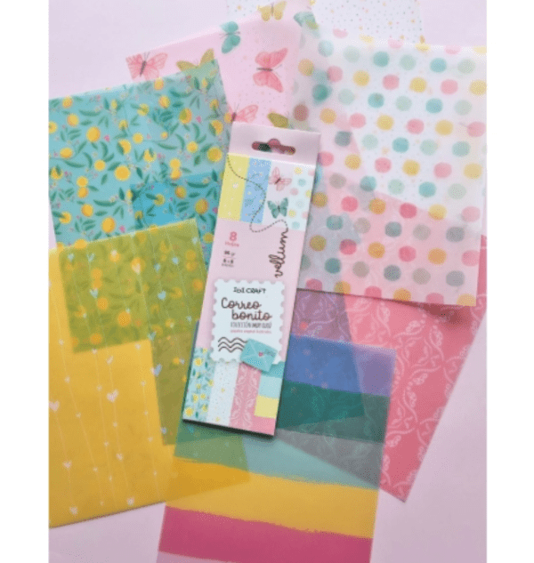 IBICRAFT PAPEL VELLUM 15*20cm 96grs 8Hjs CORREO - Imagen 2