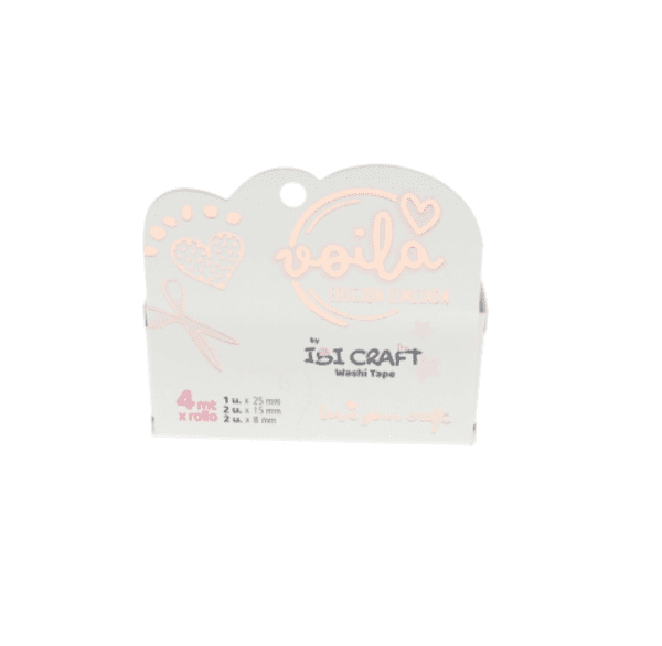 WASHI TAPE BOX 5 ROLLOS de 4mts BUTTERFLIES EDITIO - Imagen 2