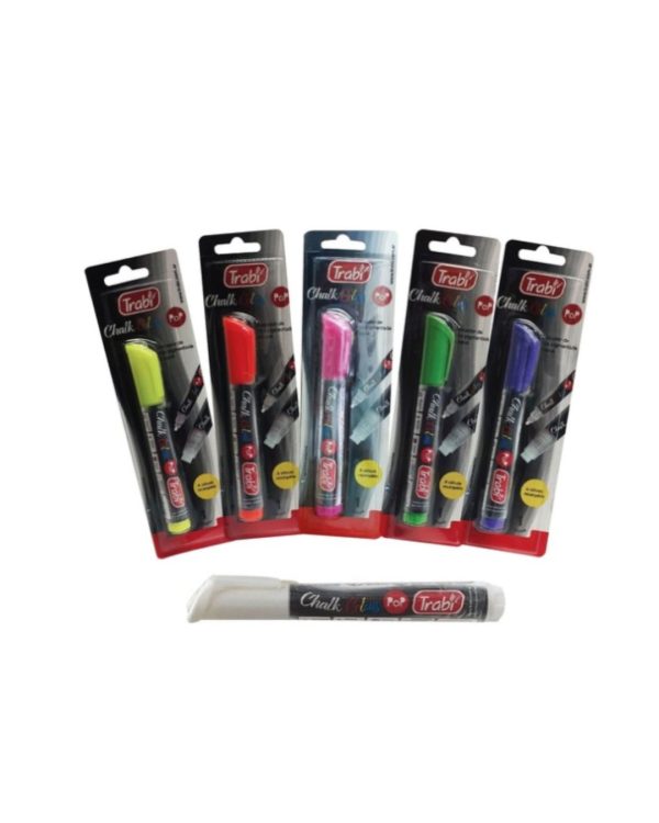 Marcador Chalk Glass Pop A Valvula 4 - 6 mm Amaril - Imagen 2