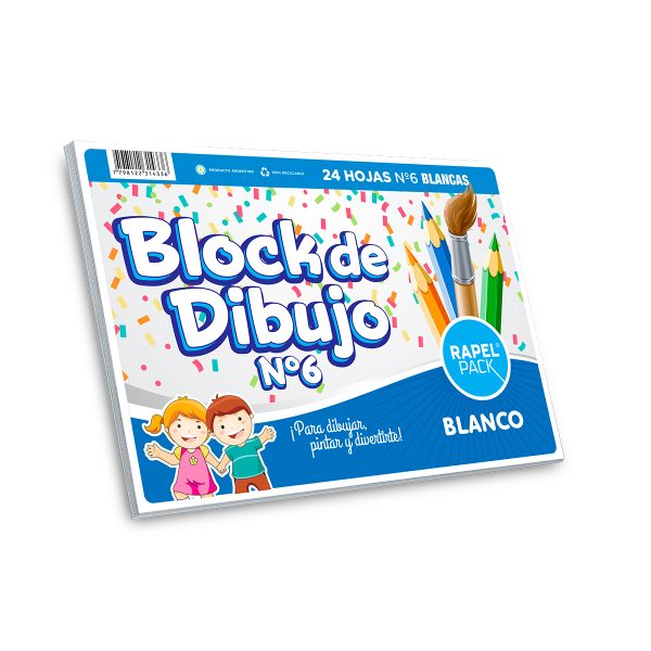 Block de Dibujo Nº6 Blanco IGC