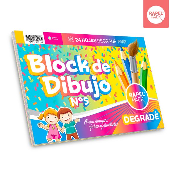 Block IGC DEGRADE N° 5x 24 hojas