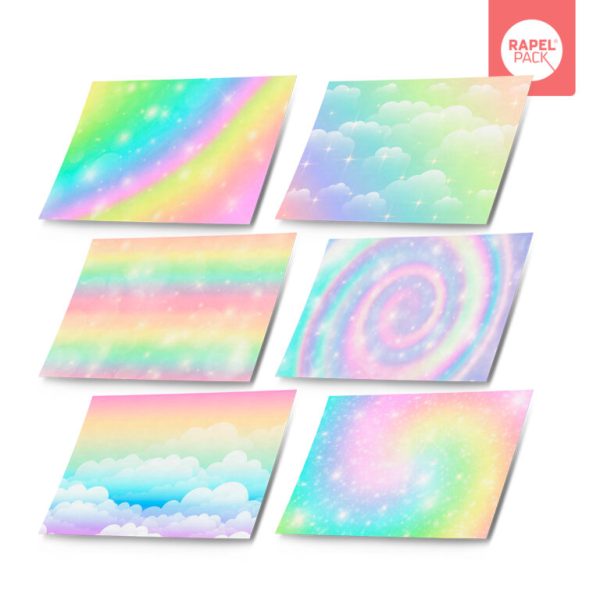 Block IGC Cartulina Fantasia Arco Iris - Imagen 2