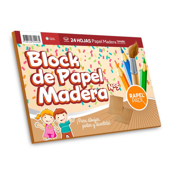 Block de Dibujo Nº5 Madera IGC