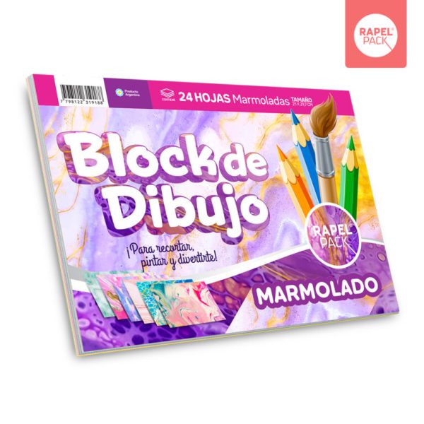Block IGC MARMOLADO Nº 5 x 24 hojas.