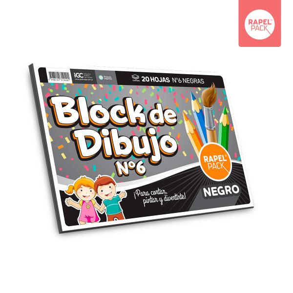 Block de Dibujo Nº6 NEGRO IGC