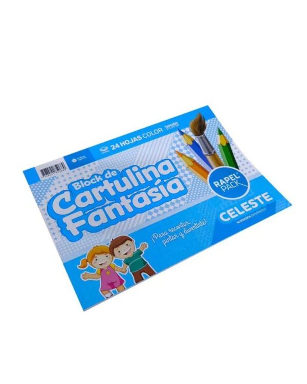 Block IGC FANTASIA CELESTE N° 5 x 24 hojas.