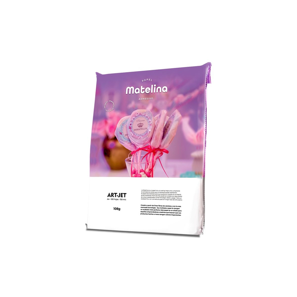 Matelina autodhesiva 108g x 100
