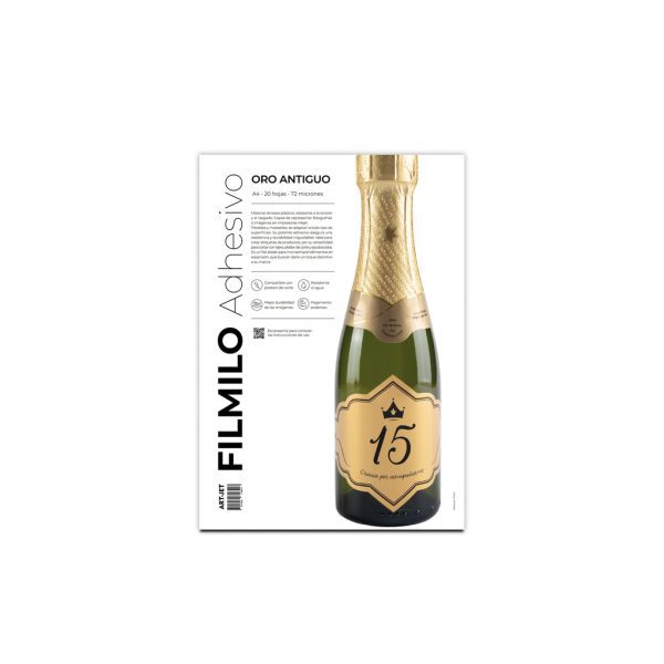 Filmino  Adhesivo Blanco Perlado  x 20