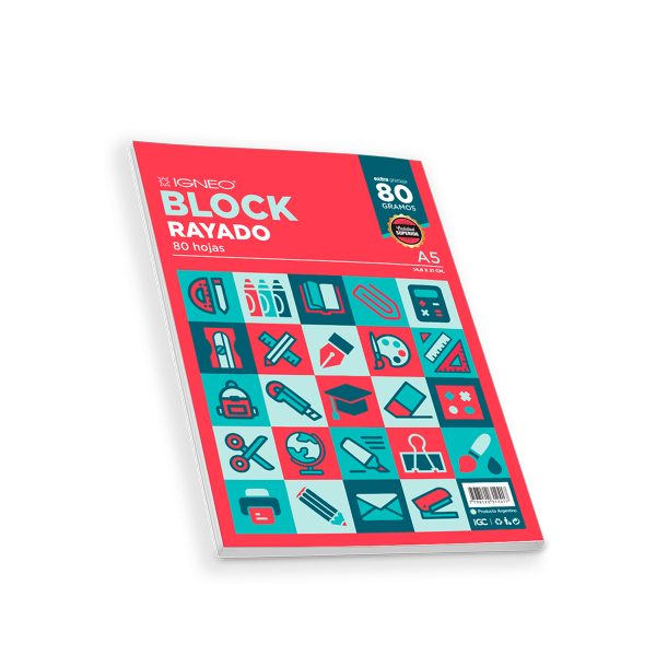 Block Rayado IGC A5