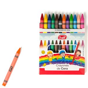 Crayones  de Cera x 12 Surtido