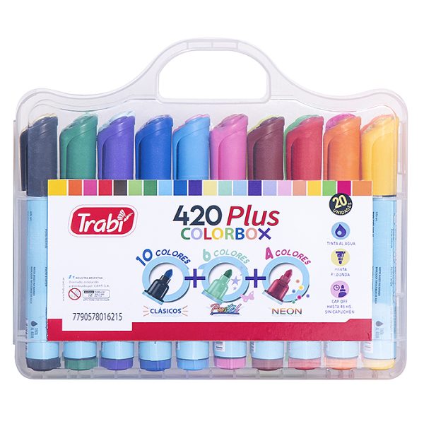 Marcador Trabi 420 Al Agua Valija X 20u.
