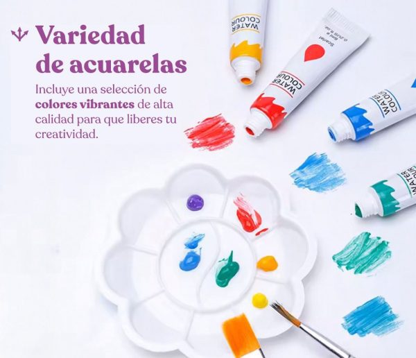 Set de Arte Maletin Madera - Imagen 2