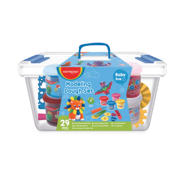 CAJA DE PP CON MASA +HERRAMIENTAS + ACCES.