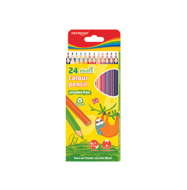 LAPIZ TRIANGULAR LARGO x 24 un
