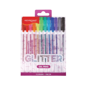 ROLLER GEL GLITTER, PUNTA FINA DE 1,0 MM