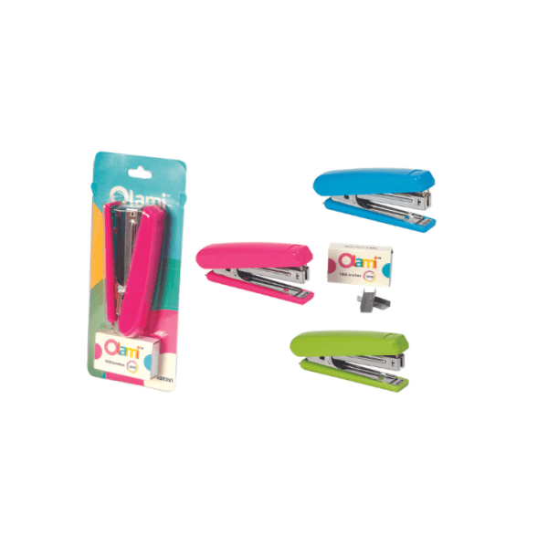BLIS. ABROCHADORA Nº10 COLORES PASTEL + 1.000 BROC