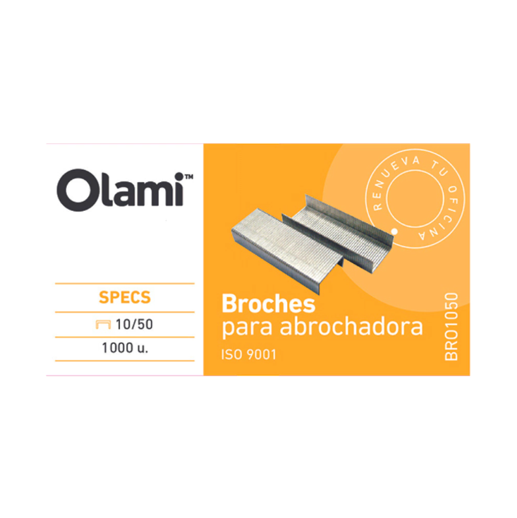 BROCHES N° 10/50 (Cajita x 1.000 broches)