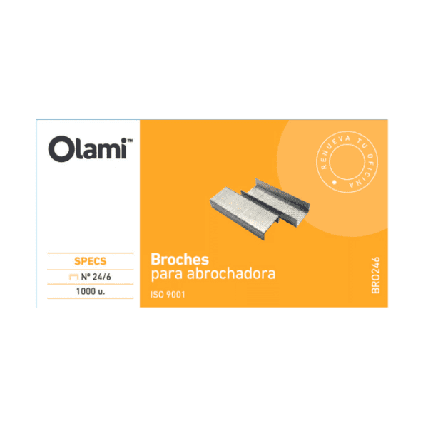 BROCHES N° 24/6 (Cajita x 1.000 broches)
