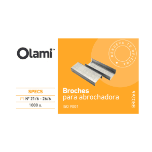 BROCHES N° 26/6 (Cajita x 1.000 broches) olami