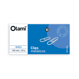 CLIP METAL. Nº 10 100 mm Cj x 20