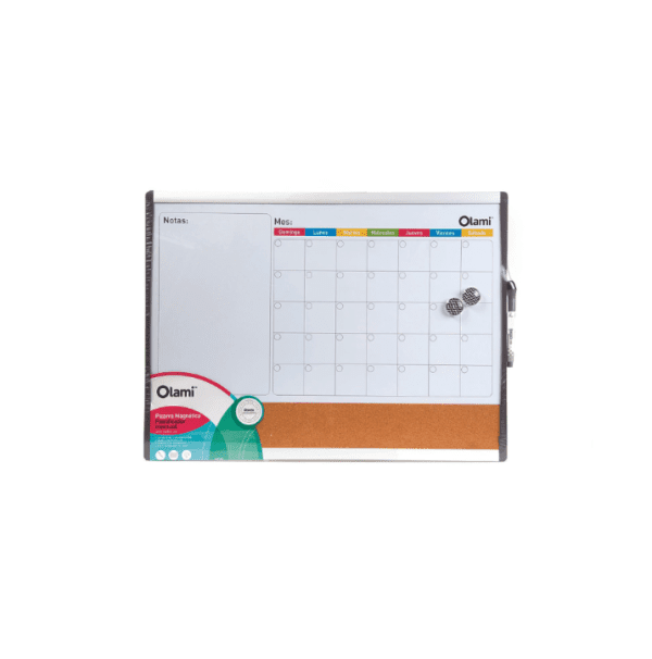 PIZARRA PLANNER CON CORCHO 43 x 58