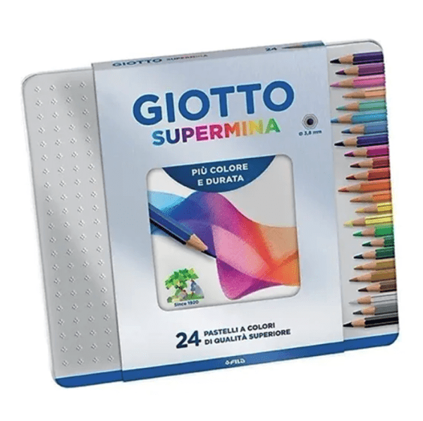Lapiz Color Giotto Supermina X24u. Lata