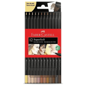 LAPICES FABER CASTELL X 12 SUPER SOFT TONO PIEL