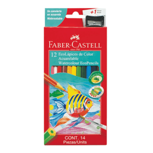 Lapiz Color Faber Acuare Ecolapiz X12u. Largo