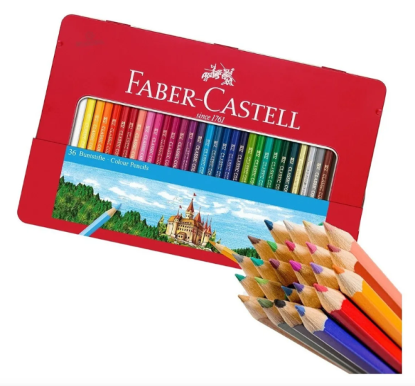 Lapiz Color Faber Castell Ecolapiz  Lata X36u. (11 - Imagen 3