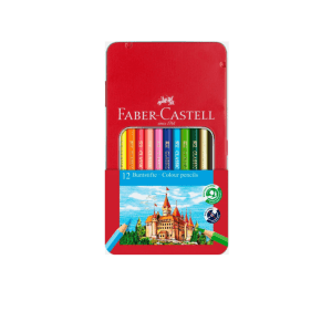 Lapiz Color Faber Castell Hexagonal Lata X12u.