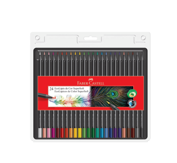 Lapiz Color Faber Castell Super Soft X24u. Largos