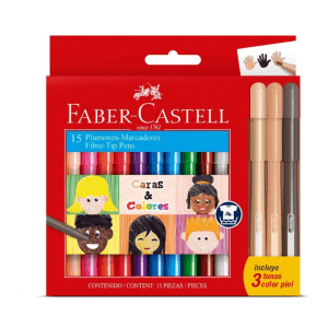 Marcador Faber Castell Fiesta X 12u + 3 Caras Y Co