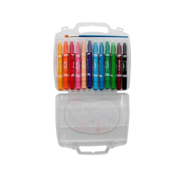 Crayones Ezco Valija Gel X 12 - Imagen 2
