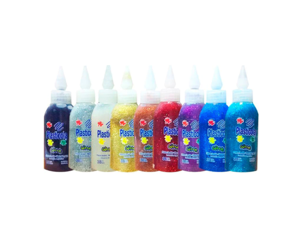 Adhesivo Plasticola Glitter Brillos X 38g