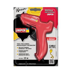 Pistola De Silicona Encoladora Unipox 220-240v 15w
