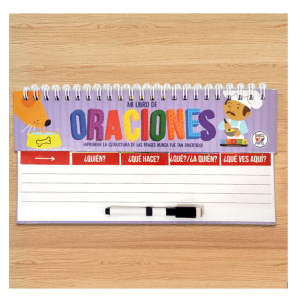 LIBRO MOVIL BARCO DE PAPEL ORACIONES C/MARCADOR P/
