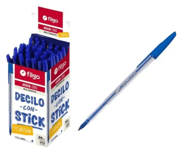 Boligrafo Filgo Stick 026 1mm X50