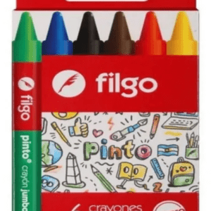 Crayon De Cera Filgo Pinto Jumbo X6u