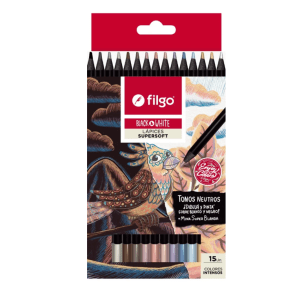 Lapices Filgo Black&white Tonos Neutros Supersoft