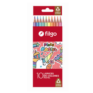 Lapiz Color Filgo Pinto Pastel X 10u.