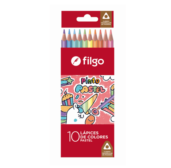 Lapiz Color Filgo Pinto Pastel X 10u.