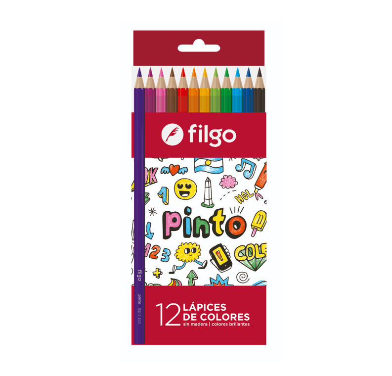 Lapiz Color Filgo X12u. Largos