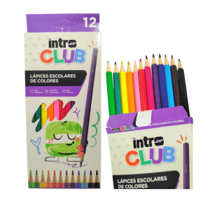 Lapiz Color Intro Club X12u. Largos