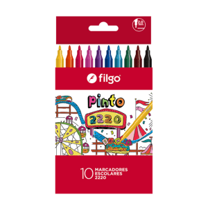 Marcador Escolar Filgo V/colores X10u.