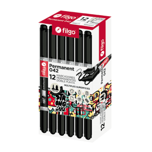 Marcador Filgo 042 Permanente Marker Doble Punta