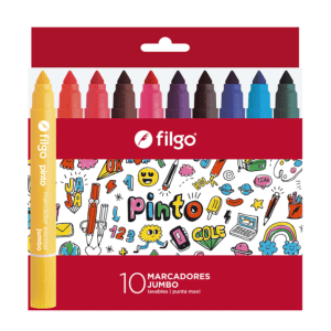 Marcador Filgo Escolar Jumbo X10