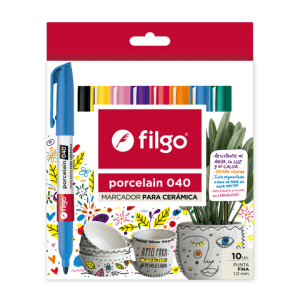 Marcador Filgo P/cerÁmica Porcelain 040 Estuche X